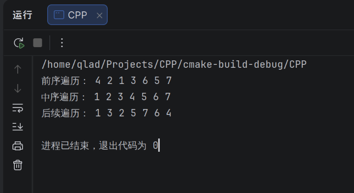 运行结果示意图